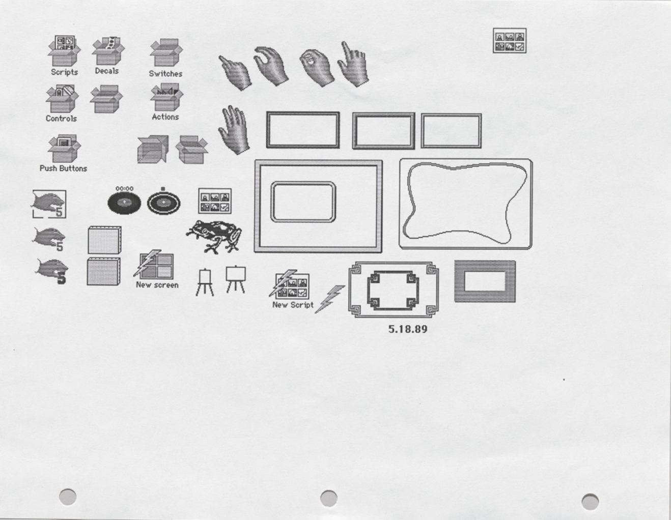 Susan Kare brush icon
